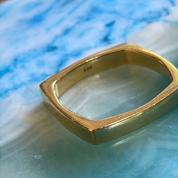 Miansai Gold Vermeil Level Ring - Picture 3 of 3